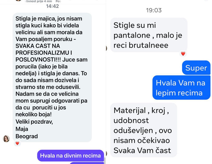 Poruka zadovoljnog kupca