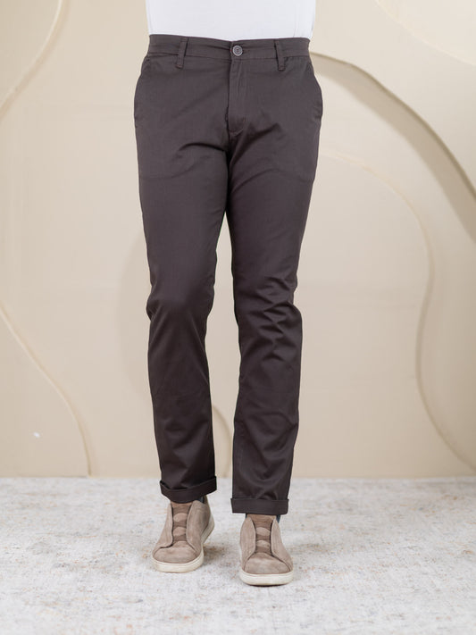 Chino Pantalone 23-73D - tamnobraon