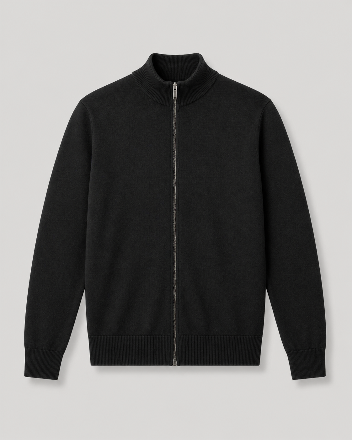 Duomos Full-Zip Džemper - crna