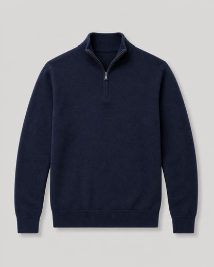 Duomos Half-Zip Džemper - teget