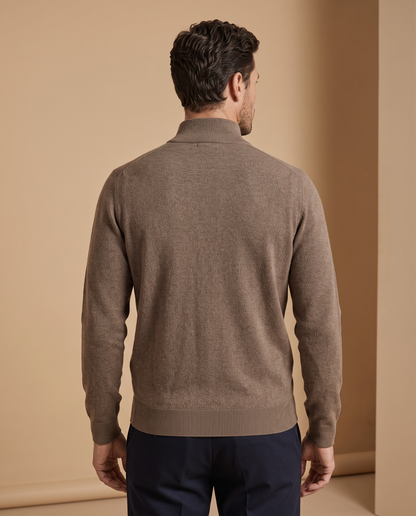 Duomos full-zip-dzemper braon - model zadnja