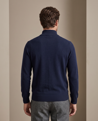 Duomos half-zip-dzemper teget - model zadnja