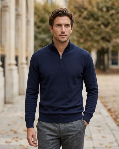 Duomos half-zip-dzemper teget - original